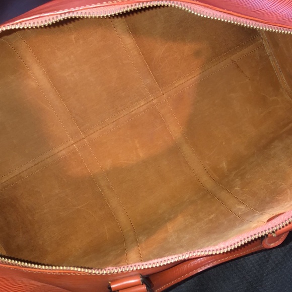 LOUIS VUITTON LV 50 Kenyan Fawn Epi Keepall Boston Travel Weekend Bag VI0970 - Picture 13 of 17